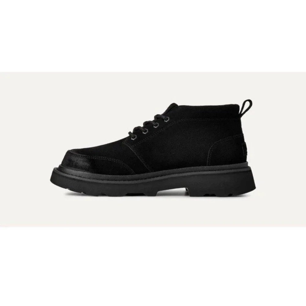 UGG Mens Chukka Lug Black Suede Lace Up Boots 1171113 Size 10